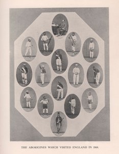 السكان الأصليين الذين زاروا إنجلترا عام 1868 ، 1912. بواسطة غير معروف