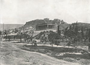 أجورا وأكروبوليس ، أثينا ، اليونان ، 1895. بواسطة غير معروف