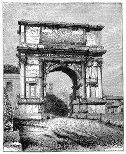 قوس تيتوس ، روما ، إيطاليا ، 1882 بواسطة غير معروف