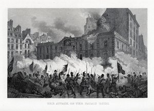 الهجوم على القصر الملكي ، 1882 بواسطة غير معروف