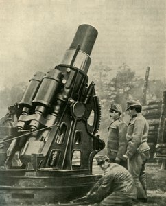 النمساوي 12 بوصة Siege Howitzer ، 1914-1918 ، c1920. بواسطة غير معروف