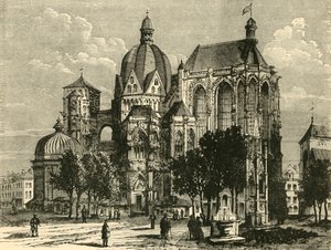 كنيسة آخن ، أو إيكس لا شابيل ، 1890. بواسطة غير معروف