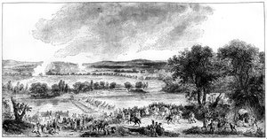 معركة أركول ، إيطاليا ، من 15 إلى 17 نوفمبر 1796 1882-1884 بواسطة غير معروف