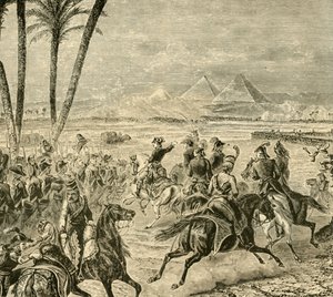 معركة الأهرامات ، 1798 ، 1890. بواسطة غير معروف