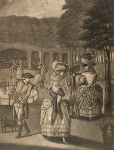 The Beauties of Bagnigge Wells ، لندن ، أواخر القرن الثامن عشر بواسطة غير معروف