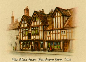 البجعة السوداء ، Peaseholme Green ، يورك ، 1936. بواسطة غير معروف