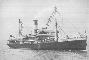البرازيلي لويد SS عكا ، 1914 بواسطة غير معروف