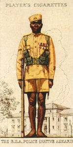 الشرطة البريطانية جنوب أفريقيا الأصلية Askari ، 1936. بواسطة غير معروف