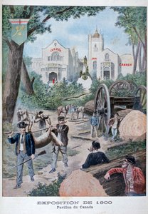 الجناح الكندي في المعرض العالمي لعام 1900 ، باريس ، 1900 بواسطة غير معروف