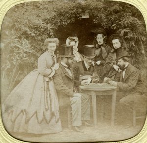 لعبة الورق ، c1850 بواسطة غير معروف