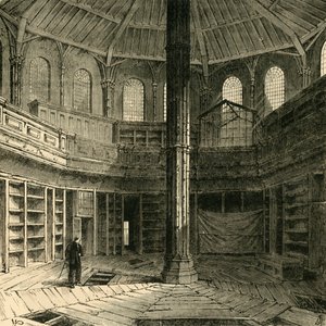 The Chapter House قبل ترميمه ، 1881. بواسطة غير معروف