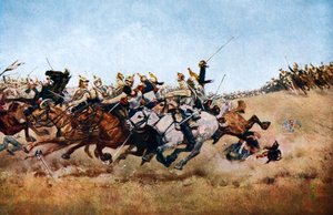 تهمة Cuirassiers في Rezonville ، 1870 ، c1920 بواسطة غير معروف