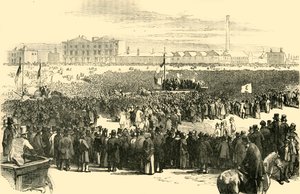 اجتماع الرسوم البيانية على كينينجتون المشتركة ، 1848 ، c1878. بواسطة غير معروف