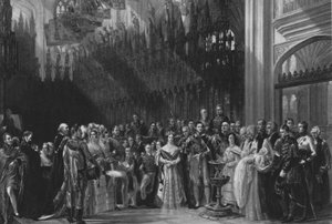 تعميد أمير ويلز ، 25 يناير 1842 ، 1901. بواسطة غير معروف