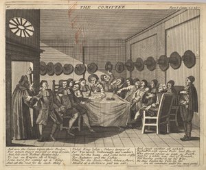 لوحة اللجنة 10: رسوم توضيحية لصموئيل بتلر Hudibras ، 1725-30. بواسطة غير معروف