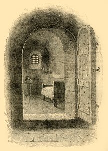 الخلية المدانة في نيوجيت ، c1872. بواسطة غير معروف