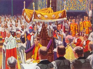 تتويج الملك جورج السادس 1895-1952 ، 12 مايو 1937 بواسطة غير معروف