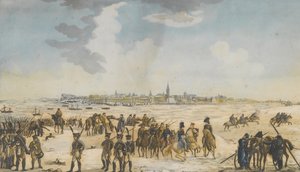 عبور نهر الراين بالقرب من دوسلدورف من قبل الجيش الروسي ، 13 يناير 1814 ، 1814 بواسطة غير معروف