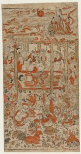 وفاة بوذا ، ج. 1710s. بواسطة غير معروف