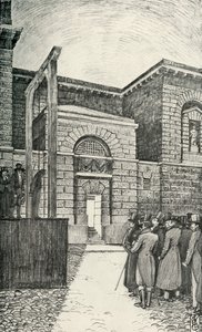 باب المدينين ، سجن نيوجيت ، لندن ، 1821 ، 1938 بواسطة غير معروف