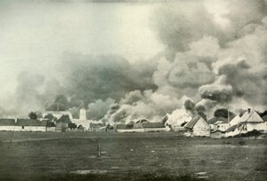تدمير قرية بولندية ، 1919. بواسطة غير معروف