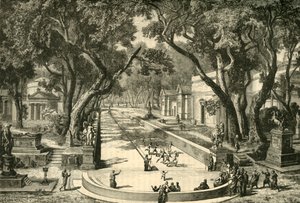 The Dromos in Sparta ، تم ترميمه ، 1890. بواسطة غير معروف