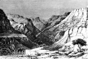 مضيق Egueri ، شمال أفريقيا ، 1895 بواسطة غير معروف