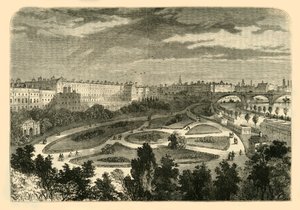 الجسر ، من جسر تشارينج كروس ، 1881. بواسطة غير معروف
