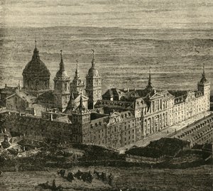 الإسكوريال ، بالقرب من مدريد ، 1890. بواسطة غير معروف