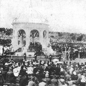 اتحاد أستراليا ، 1901 ... توقيع القسم من قبل اللورد هوبتون في سيدني ... ، 1901. بواسطة غير معروف