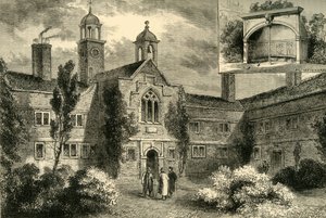 تجار السمك Almhouses في عام 1850 ، c1878. بواسطة غير معروف