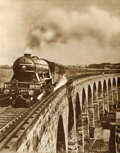 الاسكتلندي الطائر ... سباق بدون توقف بين كينجز كروس ونيوكاسل ، 11 يوليو 1927 ، 1935. بواسطة غير معروف