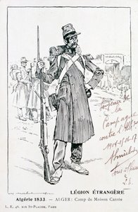 الفيلق الأجنبي الفرنسي ، ميزون كاريه ، الجزائر ، 1833 ، القرن العشرين بواسطة غير معروف