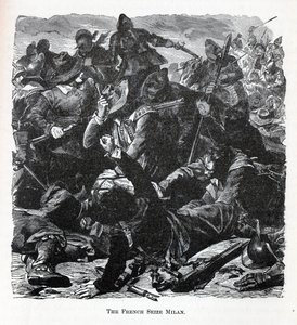 الاستيلاء الفرنسي على ميلان ، 1882 بواسطة غير معروف