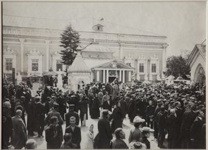 جنازة أنطون تشيخوف في مقبرة نوفوديفيتشي ، 22 يوليو 1904 ، 1904 بواسطة غير معروف