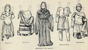 معرض الأزياء البريطانية: اللباس الذي ارتداه الناس في نورمان تايمز ، c1934 بواسطة غير معروف