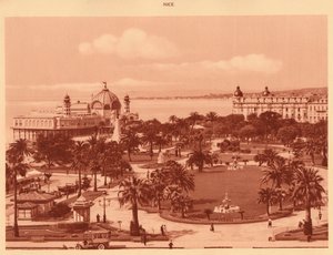 الحدائق من الكازينو ، نيس ، 1930. بواسطة غير معروف