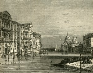القناة الكبرى ، البندقية ، 1890. بواسطة غير معروف