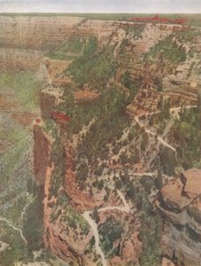 جراند كانيون ، أريزونا ، 1914. بواسطة غير معروف