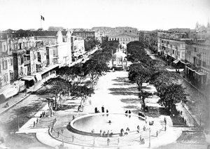 The Grand Square ، الإسكندرية ، مصر ، c1910s بواسطة غير معروف
