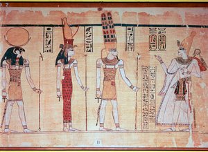 بردية هاريس العظيم ، من طيبة ، مصر ، عهد رمسيس الرابع حوالي 1200 ق. بواسطة غير معروف