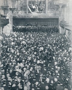 اجتماع التوظيف العظيم في لندن غيلدهول ، 1914 بواسطة غير معروف