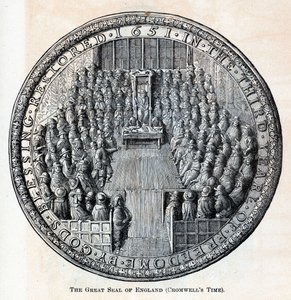 ختم إنجلترا العظيم Cromwells Time ، 1882 بواسطة غير معروف