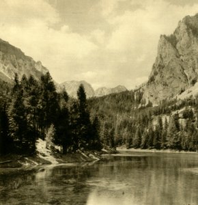 The Grüner See، Styria، Austria، c1935. بواسطة غير معروف