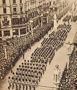 الحراس في شارع أكسفورد ، 12 مايو 1937 بواسطة غير معروف