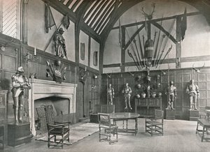 القاعة في Ockwells Manor ، 1905 بواسطة غير معروف