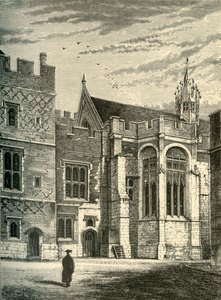 القاعة ، من Brewhouse Yard ، 1911. بواسطة غير معروف