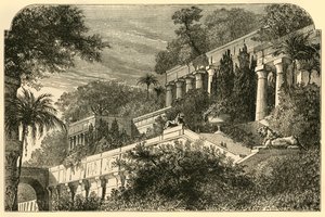 الحدائق المعلقة في بابل القديمة ، 1890. بواسطة غير معروف