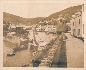 مدخل الميناء - Polperro ، 1927 بواسطة غير معروف