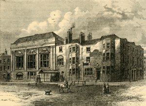 The Horns Tavern ، Kennington ، في عام 1820 ، c1878. بواسطة غير معروف